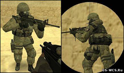 Multi-Camouflage SAS Unit (Desert Ops) для cs 1.6