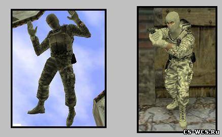 White winter camo Arctic! для cs 1.6