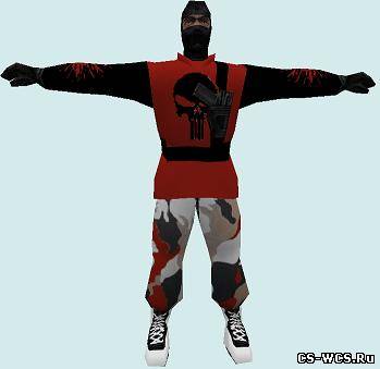 artic reskin (red and black) для cs 1.6