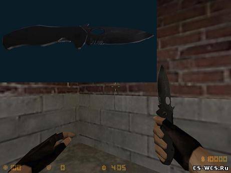H&K Emerson Bullnose Knife (dark) для cs 1.6